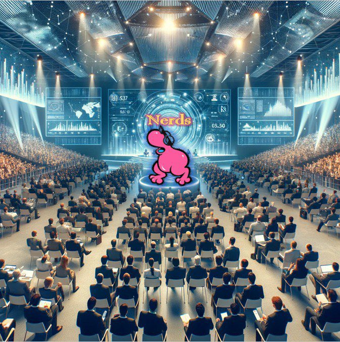 Nerdsonsol_'s tweet photo. Crowd waiting for $nerds launch today at 6pm UTC 

#nerds #solana #solmeme #sol $nerds #gummy $gummy https://t.co/njchNDmNCD