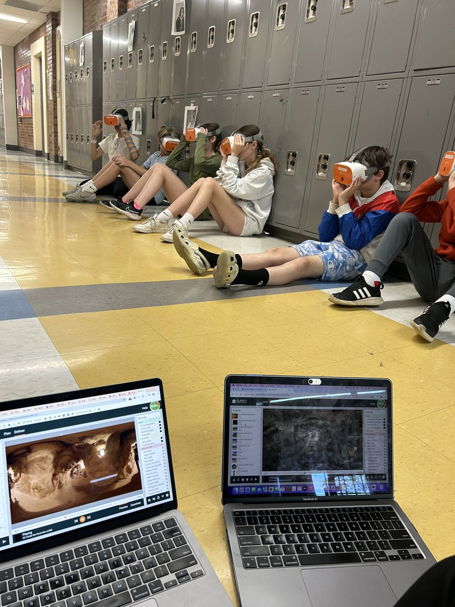 We traveled to ancient Egypt today. These kids were so excited to see and experience Egypt with the use of <a href="/ClassVR/">ClassVR from Avantis</a> and <a href="/HamiltonCoESC/">HCESC</a> Innovative Resources!