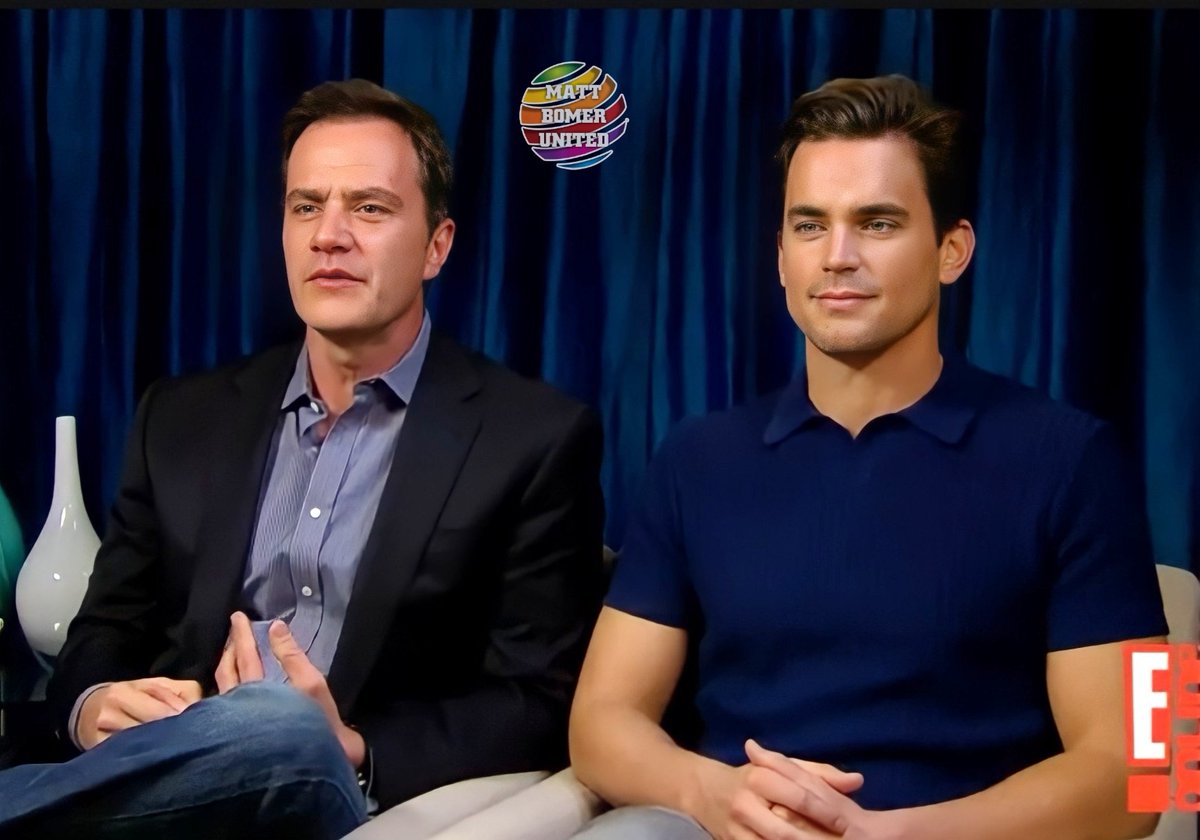 Ending today with a few screenshots of #MattBomer and #TimDeKay during their chat with E!Online. Back tomorrow for #WhiteCollarWednesday