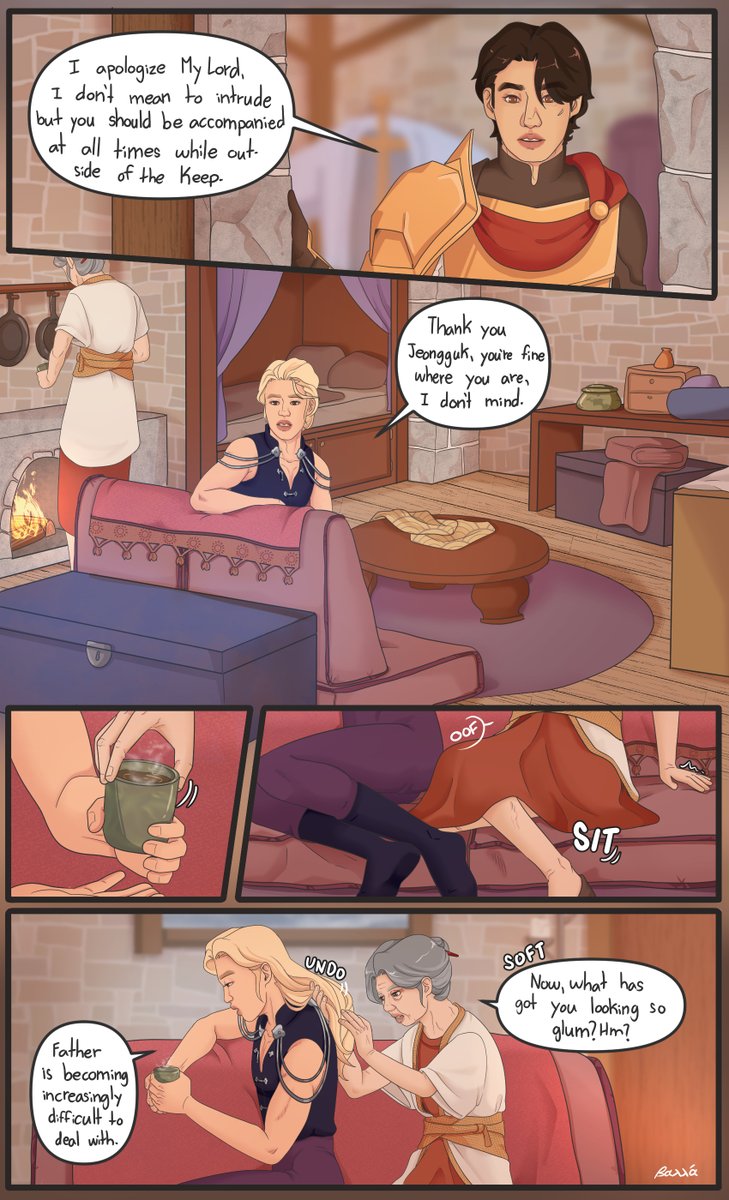 drawballa's tweet photo. Shield &amp; Shelter - Chapter 11 (5/6)

#jikookfanart #royalAU https://t.co/bc9NECVn4T