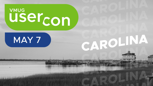 #CarolinaVMUG’s UserCon is coming up quick on 5/7! Wish I could join this year but sounds like a great lineup. dy.si/d5iN2n2