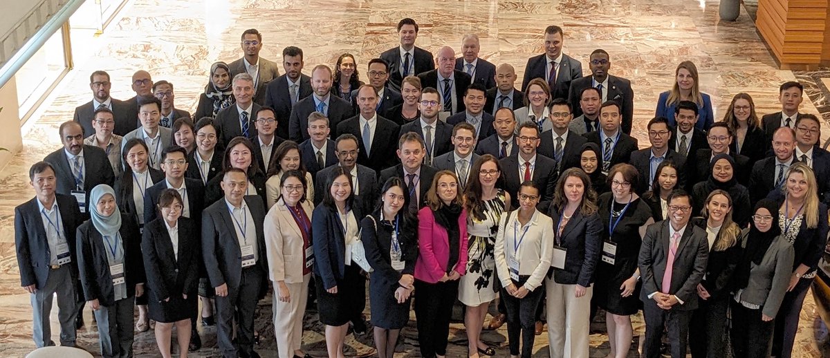 Last week, #NNSA experts jointly organized a regional Southeast Asia seminar in Singapore on challenges associated with strategic trade management in free trade zones. Partners included @StateDept, @WCO_OMD, EU P2P, and Singapore Customs.
