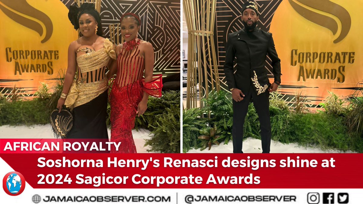What is it like dressing Sagicorians for the 2024 Corporate Awards? “Exciting,” says Soshorna Henry, whose show-stopping designs for Sagicor Life Executive Financial Advisor Shasha Byfield and Financial Advisor Rochelle Spencer-Gayle were her brainchild.
jamaicaobserver.com/2024/04/23/afi…