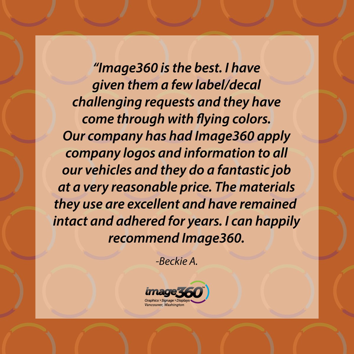 Thank you, Beckie! We love helping our friends at ProStat.
#TestimonialTuesday #image360 #image360vancouver