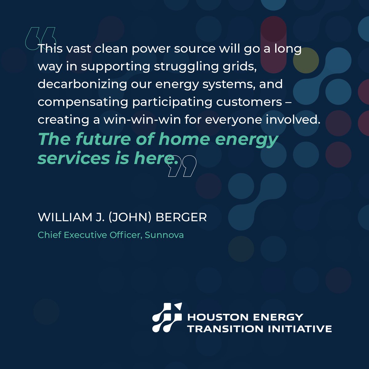 .@SunnovaEnergy's virtual power plant (VPP) network expansion is boosting access to stored battery power for customers in multiple states, including Texas.

➡️Read the full release: ow.ly/rNmH50RgCMx

#hetimember #powermanagement
