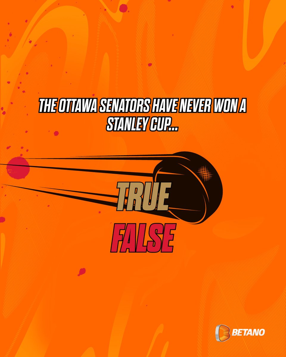 🏒 Stanley Cup Glory: Myth or Reality for the Senators? #BetanoCanada #Hockey