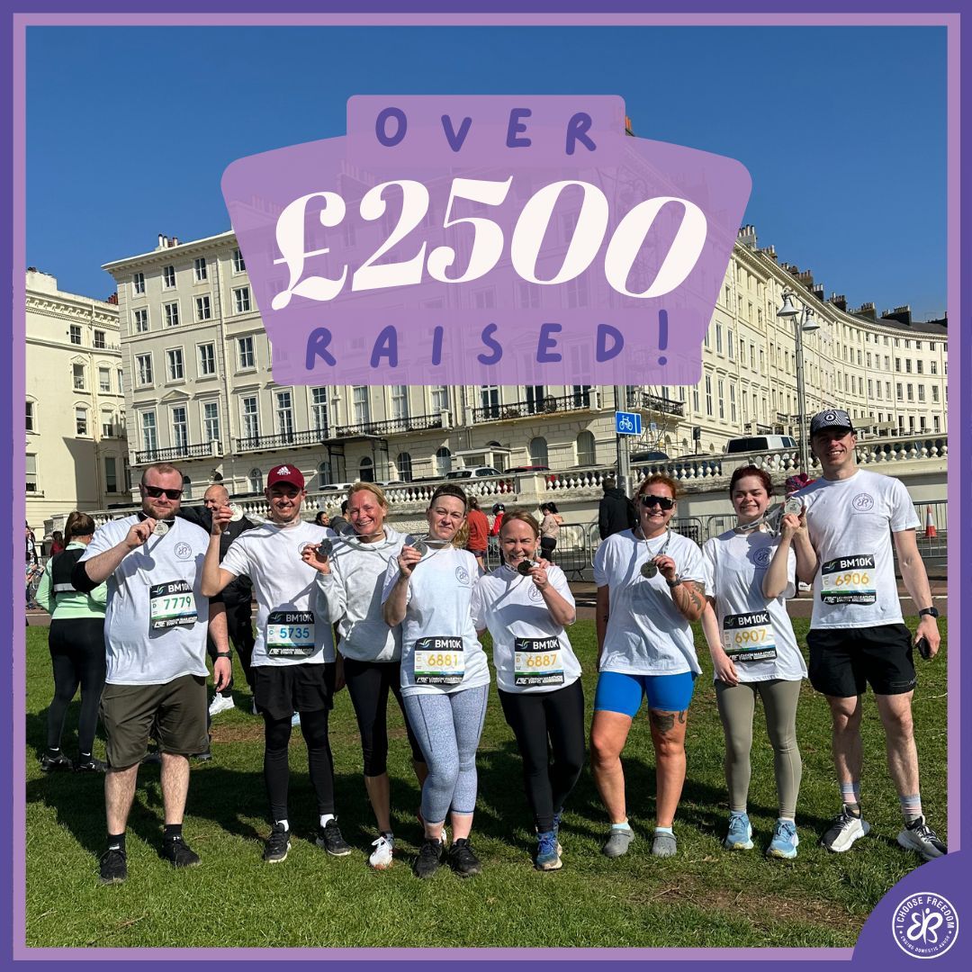 We are blown away by the amount our incredible runners have raised! Thank you to all! Our charity could not function without fundraising like this. These funds will help countless survivors of domestic abuse find safety If you are interested in fundraising, please send us a DM!