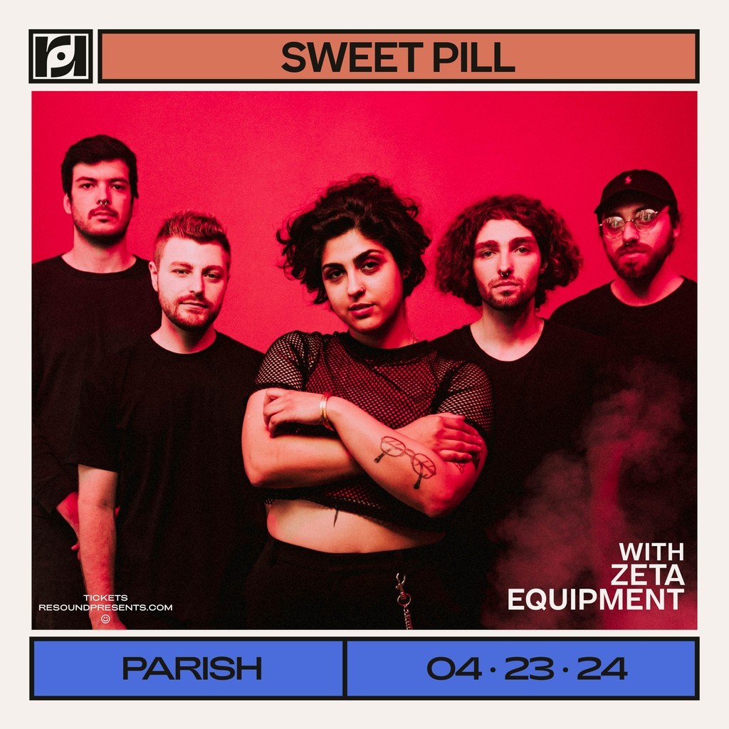 .@sweetpilll is playing a sold out show tonight at @parishatx with zeta and @equipment_ohio 💊 doors at 8, music at 9!