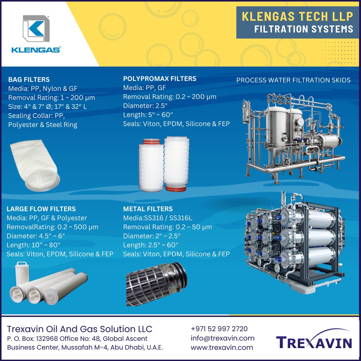 trexavinoil's tweet photo. One stop solution for Industrial Filters, Pleated Filters, Filtration Skid - Package, Large Flow Filters, Filter Cartridge, Safe Change Filter System, Bag Filters by @ADNOCGroup approved @klengas
#industrial #filters #water #skids #cartridge #bagfilter #adnoc #process #air #gas https://t.co/6hOsPjNbQw