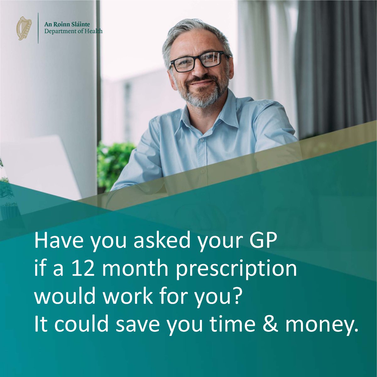 Are you taking long term medication? A 12 month prescription may suit you depending on your health & medication. Find out more at gov.ie/12monthprescri… #GP #Pharmacist