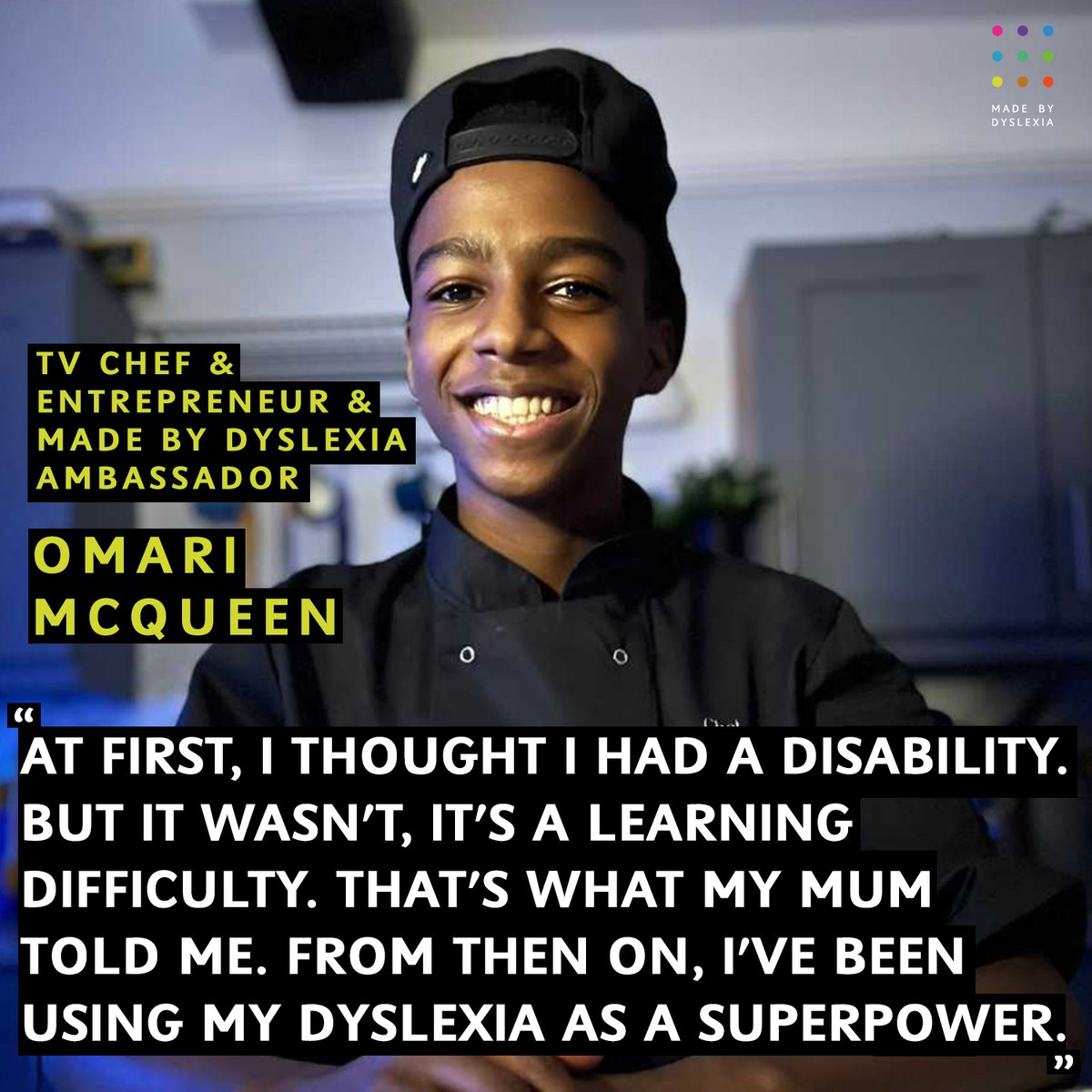 ✅@OmariMcQueen is right. It’s vital that we help our kids to understand the bigger picture of dyslexia: Yes, there are challenges. But there are also strengths that will take us into careers we love Watch Omari's full episode of #LessonInDyslexicThinking: bit.ly/45fuzar