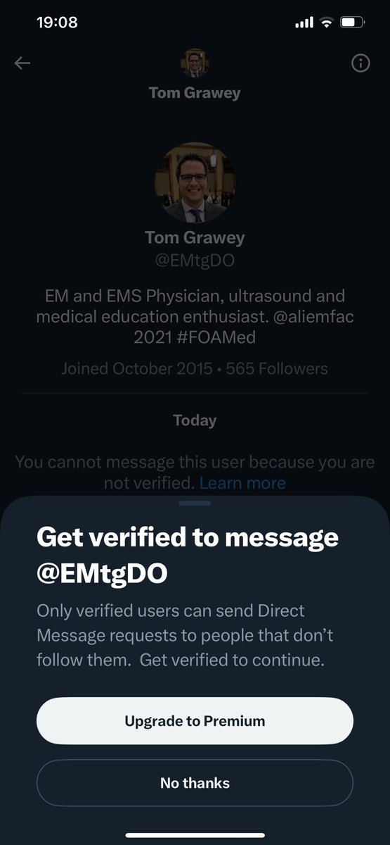 @EMtgDO I really enjoyed your recent discussion on The EMS Educator Podcast by @ProdigyEMS ! Was hoping to connect with you to pick your brain on giving remote and on-demand lectures, but we have to both follow each other. Any chance I could get a follow from you?