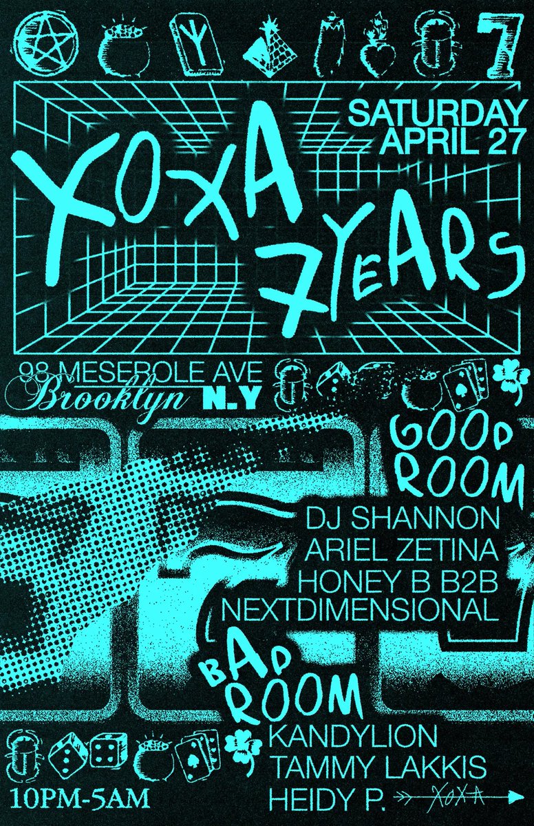 Chicago rising star @arielzetina grants your dance floor wishes with a 3 hour extended set and her Good Room debut 💥 Catch her in the main from for XOXA 7 year anniversary this Saturday 4.27 🌟 ra.co/events/1881825
