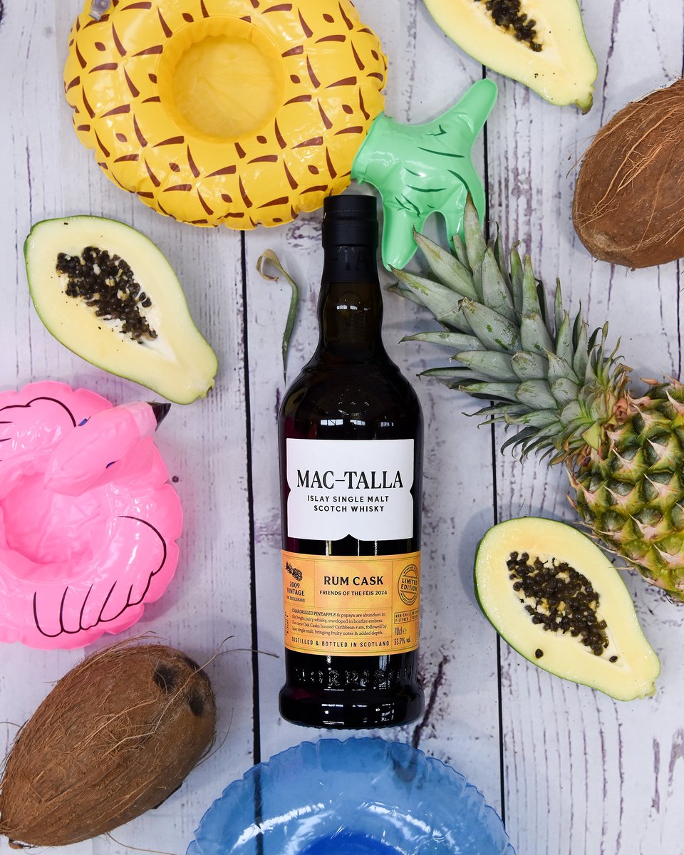 mactallawhisky's tweet photo. Fèis Ìle 2024 Rum Cask 🍍
Not long until you can get your hands on our newest limited edition!
More info coming soon...
#mactalla #whisky #feisile https://t.co/nz5hVLoZaR