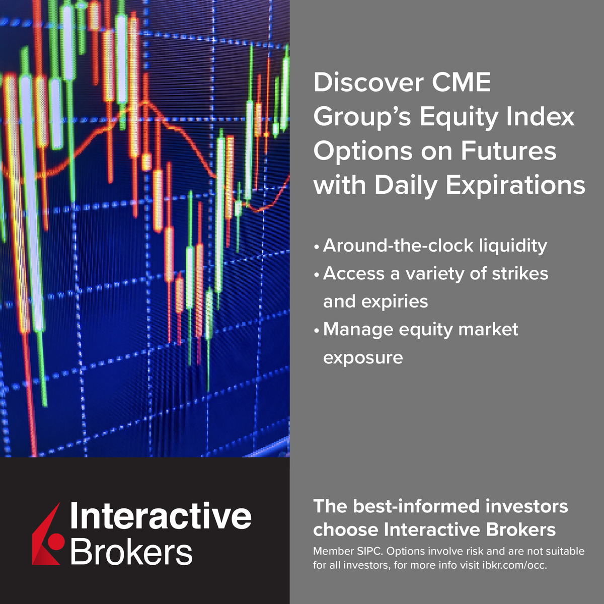 You can now trade CME Group's Equity Index Options on Futures around the clock, with daily expirations at Interactive Brokers: spr.ly/eiot