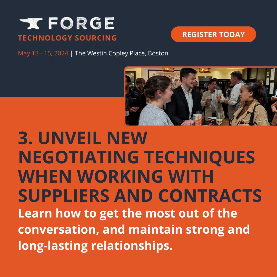 As we finalise our programme for #ForgeTech24, our CEO &amp; Founder <a href="/mcadieux52/">Mike Cadieux</a> shares his top reasons why you must attend our event. 

Swipe to see why you should join us at THE event for technology sourcing innovators: hubs.li/Q02tKphY0