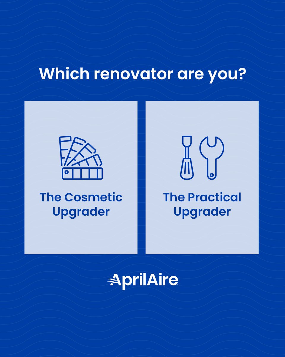 Whether you prefer upgrading with cute decor or upgrades that prevent home damage, prioritizing your air should be top of the list! With the AprilAire Healthy Air System®, you’re not only improving your air quality—you’re preventing home damage! bit.ly/3xJEOYD