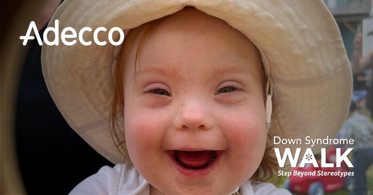 Sending a huge thank you to our 2024 Down Syndrome Walk Partner @AdeccoCanada! We’re grateful to work with businesses who are committed to challenging assumptions and embracing diversity. Step Beyond Stereotypes with us on June 15 – register or donate at DownSyndromeWalk.ca