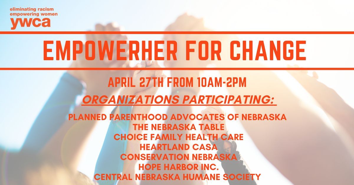 Join us for EmpowerHer this Saturday, April 27th, from 10am-2pm at Pioneer Park in Grand Island! We're thrilled to have an array of organizations joining us. Stop and discover how they can support you and how you can get involved! 

#EmpowerHer #WomenEmpowerment #SupportWomen