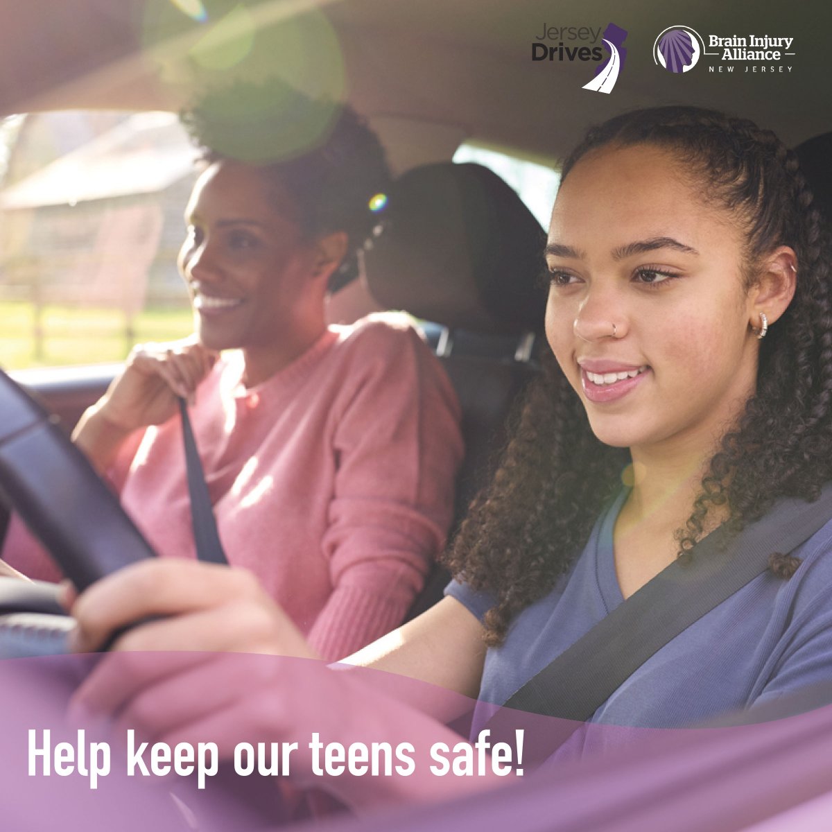 Teen driving safety isn't a pit stop; it's a lifelong journey. Start creating safe habits with your teen today jerseydrives.com/parents/ #SafeRoadsNJ