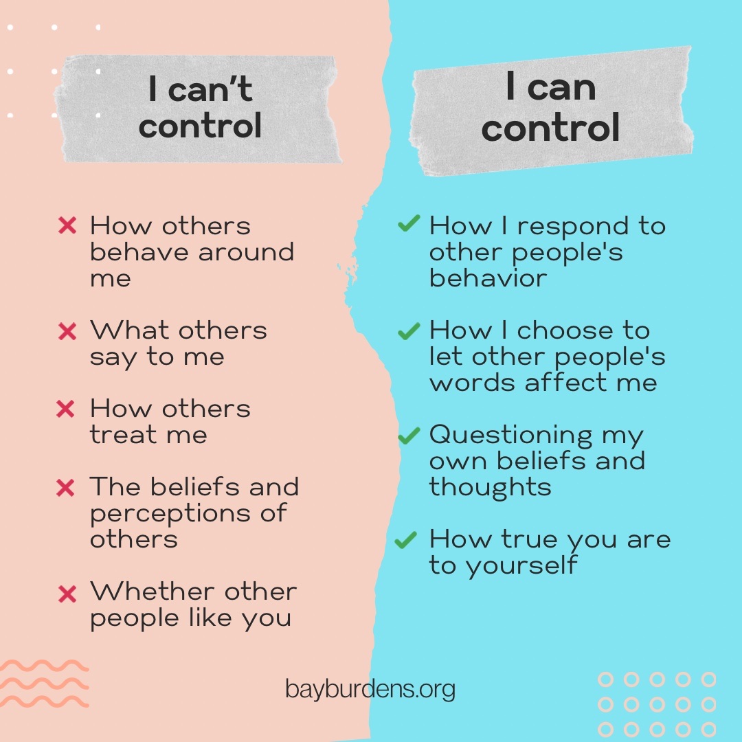 BayBurdens's tweet image. In life, there are some things you can&apos;t control but there are always things you can control. You can&apos;t control what others think of you, but continue to be true to yourself. You made it so far. Don&apos;t back down. #cannot #can #cancontrol #truetoyourself #behaviors #psychology