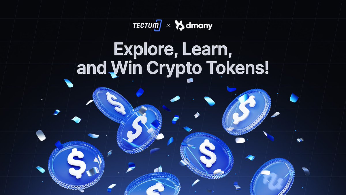 Tectum’s learn to earn quest! Explore the extensive & innovative ecosystems of Tectum & Softnote through our new collaboration with @dmanyio Earn $USDT for completing these 4 simple tasks: 🔹Follow @tectumsocial 🔹Like & Repost via X (Twitter) 🔹Join t.me/tectumglobal…