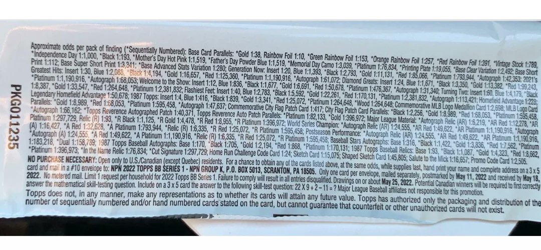 CobiesCards's tweet photo. Hey @Topps can we get the 2024 Bowman Pack Odds today?  250k subs would REALLY appreciate it. https://t.co/A6gibmluZA