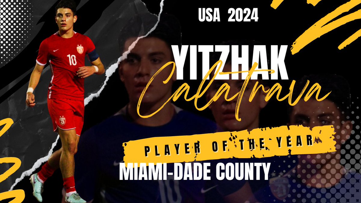 Dear Yitzhak: May this success be just the beginning of a journey filled with even greater successes and achievements. We wish you all the best in your soccer career. Congratulations, Yitzhak, you are a true champion! #miamidade #coachtosaya #miami #mls #soccer