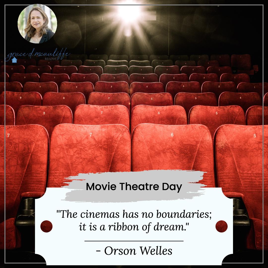 Movie theatres are a magical place. What’s the best movie you’ve seen on the big screen? #movietheatreday #bestmovies #bigscreen