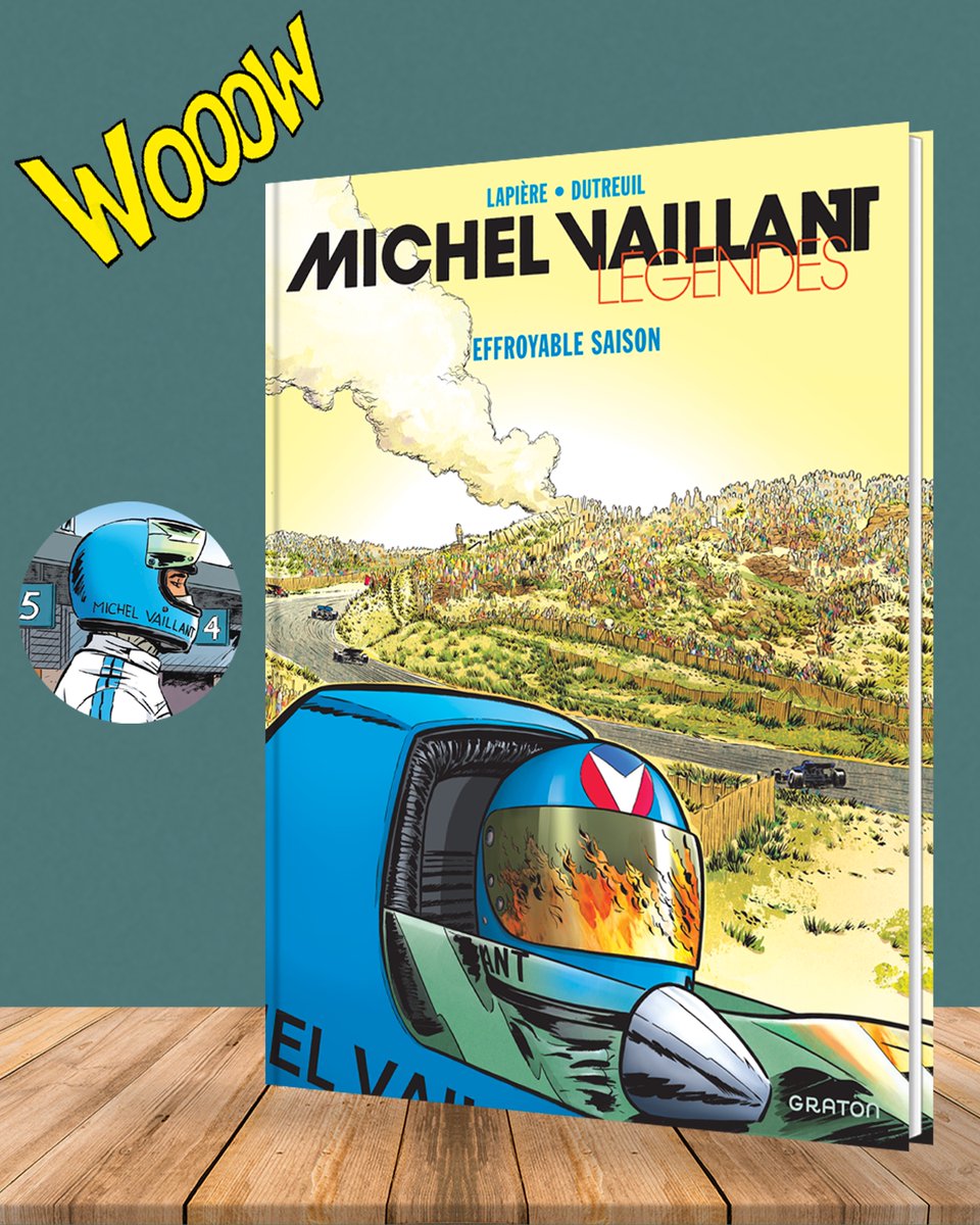 🚨Découvrez en avant-première la couverture du T3 de « Michel Vaillant - Légendes ». Dans « Effroyable saison », Michel Vaillant est traversé de sentiments contraires autour de l’amour et de la mort. ➡️ Précommandez l'album sur le 9e Store ! 🏎️ ➡️ Le 13/09 en FR et 25/09 en NL