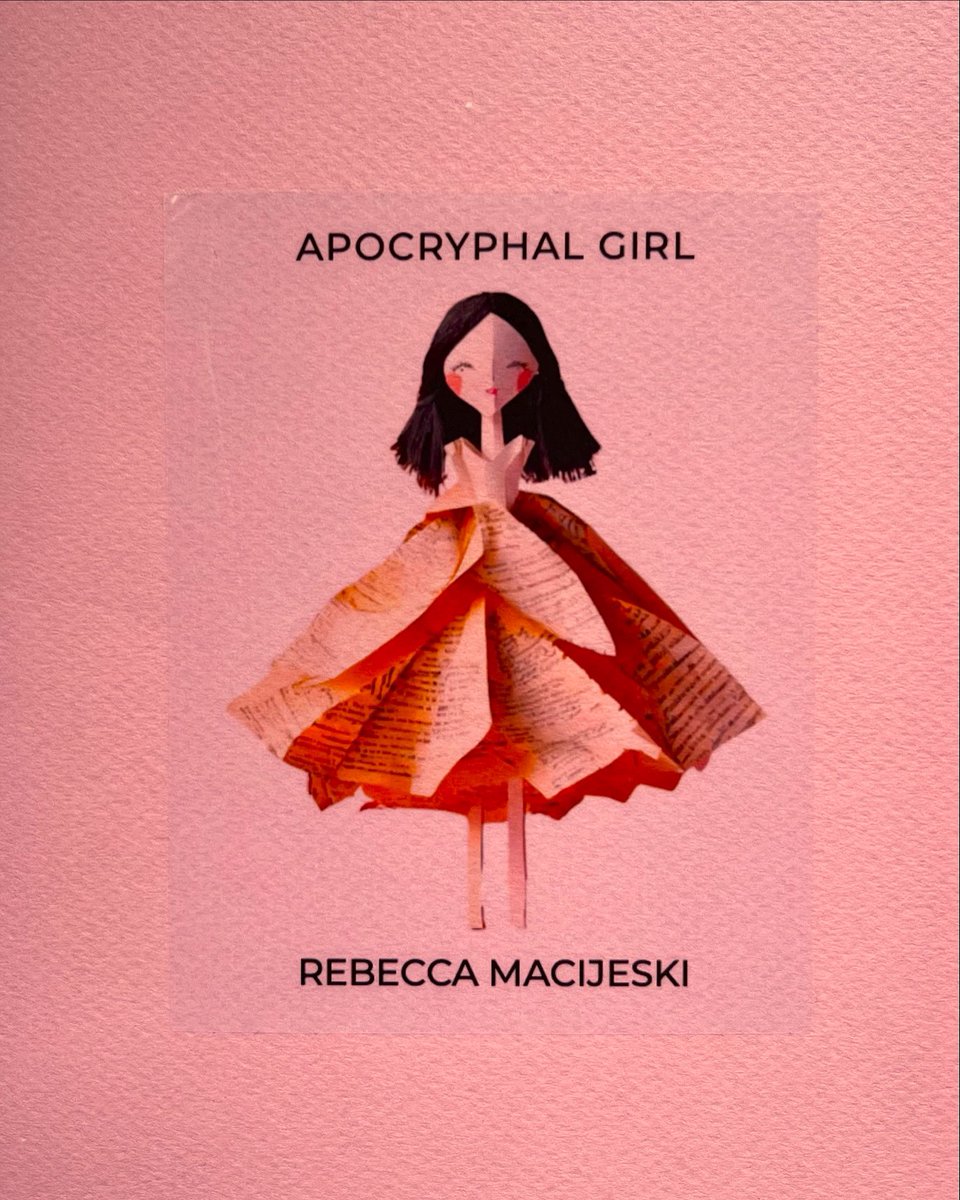 Our second spring chapbook! Cover & Preorder Link

Rebecca Macijeski’s APOCRYPHAL GIRL explores the surreal qualities of childhood through the eyes of a compelling narrator continuously transforming: a shapeshifter, a magician, a sage.

Find out more:
bit.ly/3xHRuza