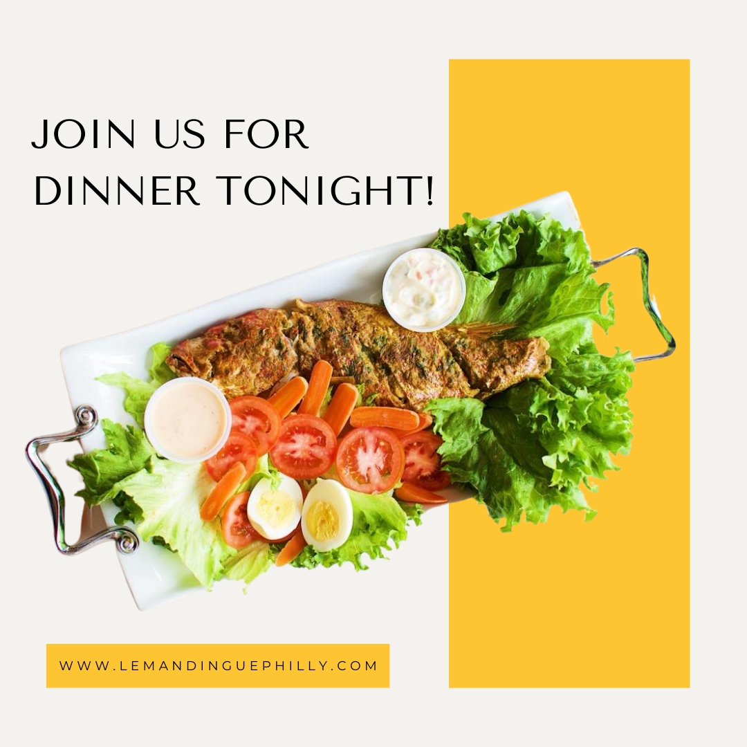 Embark on a delicious adventure tonight with our authentic West African cuisine! 🌟 Join us for dinner and savor the flavors of Africa! 

#LeMandingueAfricanRestaurant #LeMandingue #Philadelphia #Philly #AfricanRestaurant #Restaurant #VegetarianRestaurant #AfricanCuisine #West...