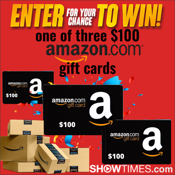 3 WINNERS will get a $100 Amazon gift card!
sweepstakesfanatics.com/showtimes-com-…