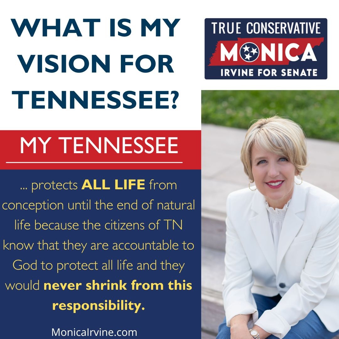 Hello again Friend! Do you call Tennessee home, like I do? Please join me in fighting for it!
#monicairvine #monicafortennessee #monicaforTN #tnpolitics #tnrepublican #tnconservative #tnsenate #knoxville #knoxvillepolitics