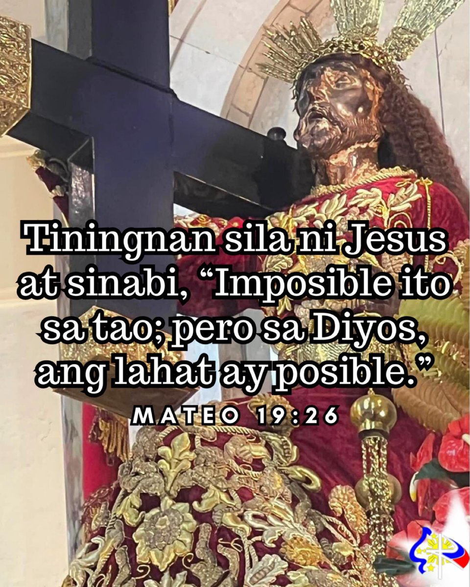 Walang Imposible sa ating Diyos! Huwag sana tayong mawalan ng pananalig! 🙏❤️