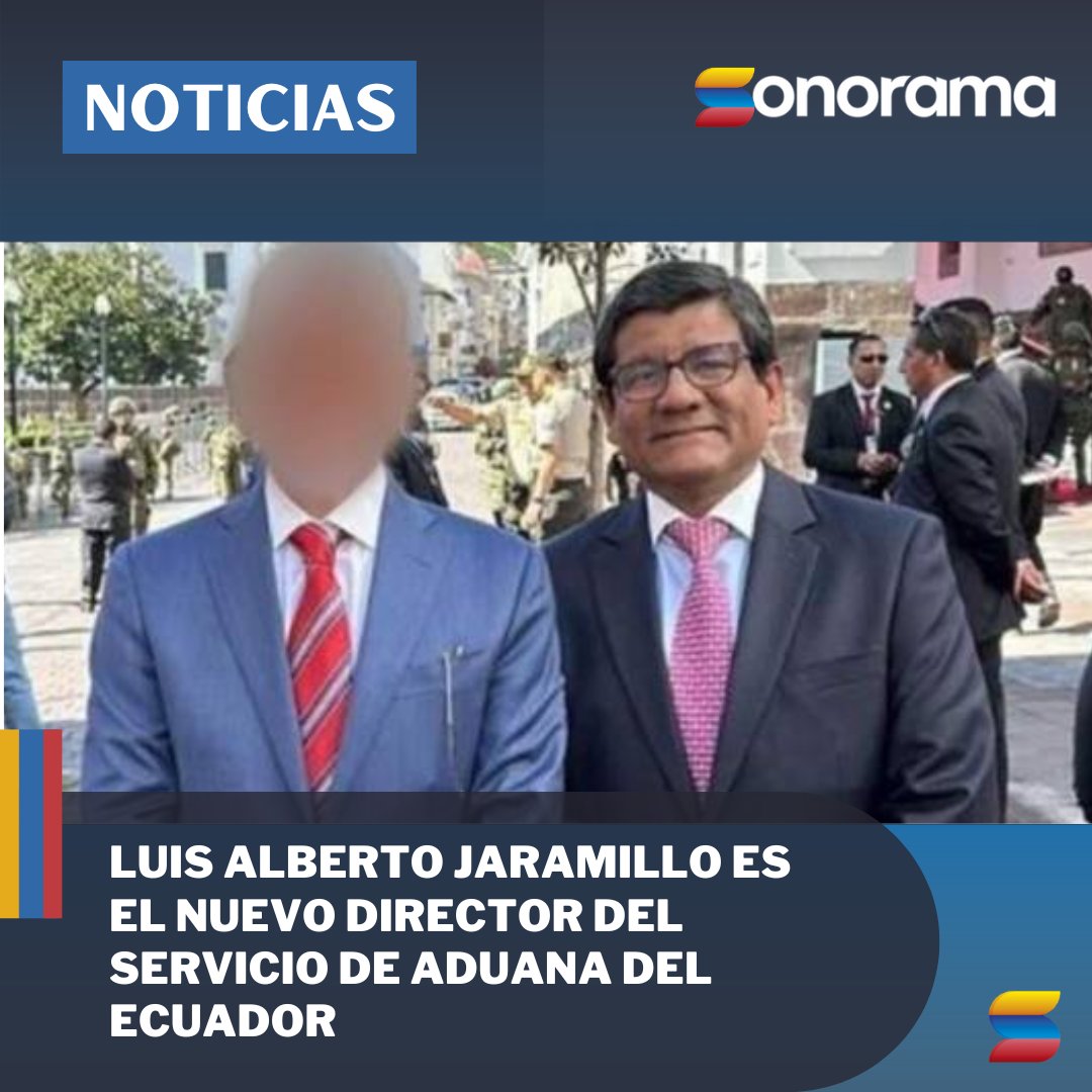 #ATENCIÓN | Mediante Decreto Ejecutivo No. 236 el Presidente @DanielNoboaOk nombró a Luis Albeto Jaramillo como nuevo Director de @SENAE_Aduana en reemplazo de María Gabriela Ochoa. #SENAE #DanielNoboa