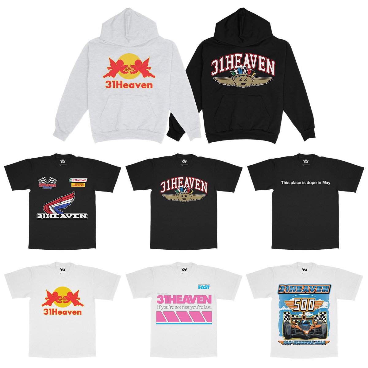 500 DROP THIS FRIDAY AT 31heaven.com 🏎️🏁 Which one is your favorite 🤔