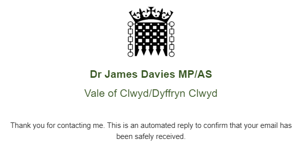 One has to walk the walk, not just talk the talk! 😃💙

It took me just over 5 minutes to click through to the FAB website, download the template, update it and email it off to my MP @JamesDavies - can I please ask every football fan reading this to do the same? 🙏

#IFR #IFRPSR