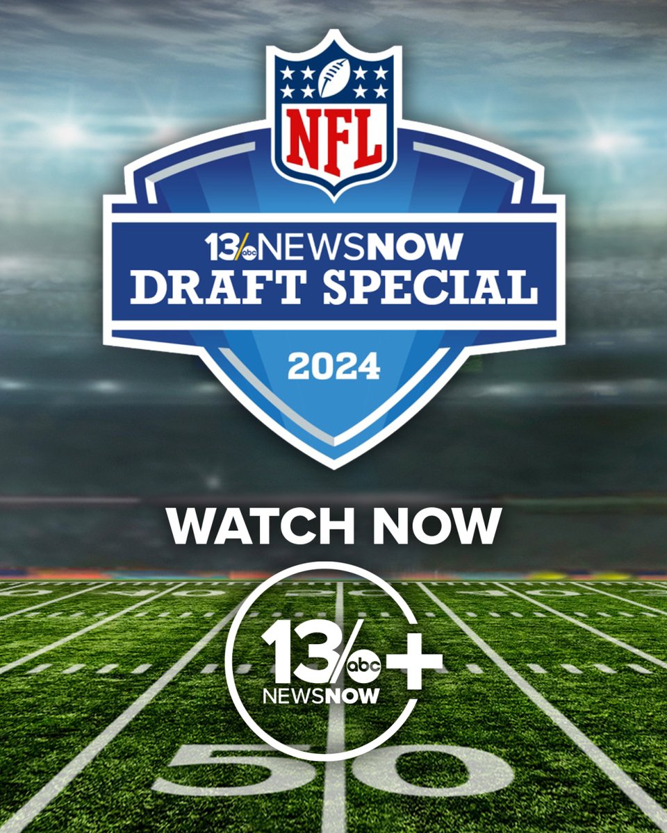 Join Sports Director Brian Smith and sports reporters Connor Rhiel and Julia Haskins – and some celebrity guests – for the 13News Now Draft Special! 📺Watch now on 13NewsNow+, our free streaming app on Roku, Amazon FireTV and Apple TV!