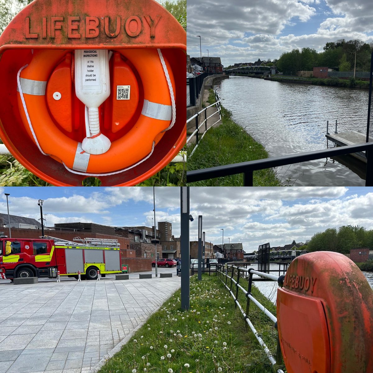 Did you know there is a life buoy 🛟 by the cinema on barons quay?. This piece of equipment could be the difference between life or death if someone enters the water in town on purpose or accidentally. #Bewateraware #Watersafety