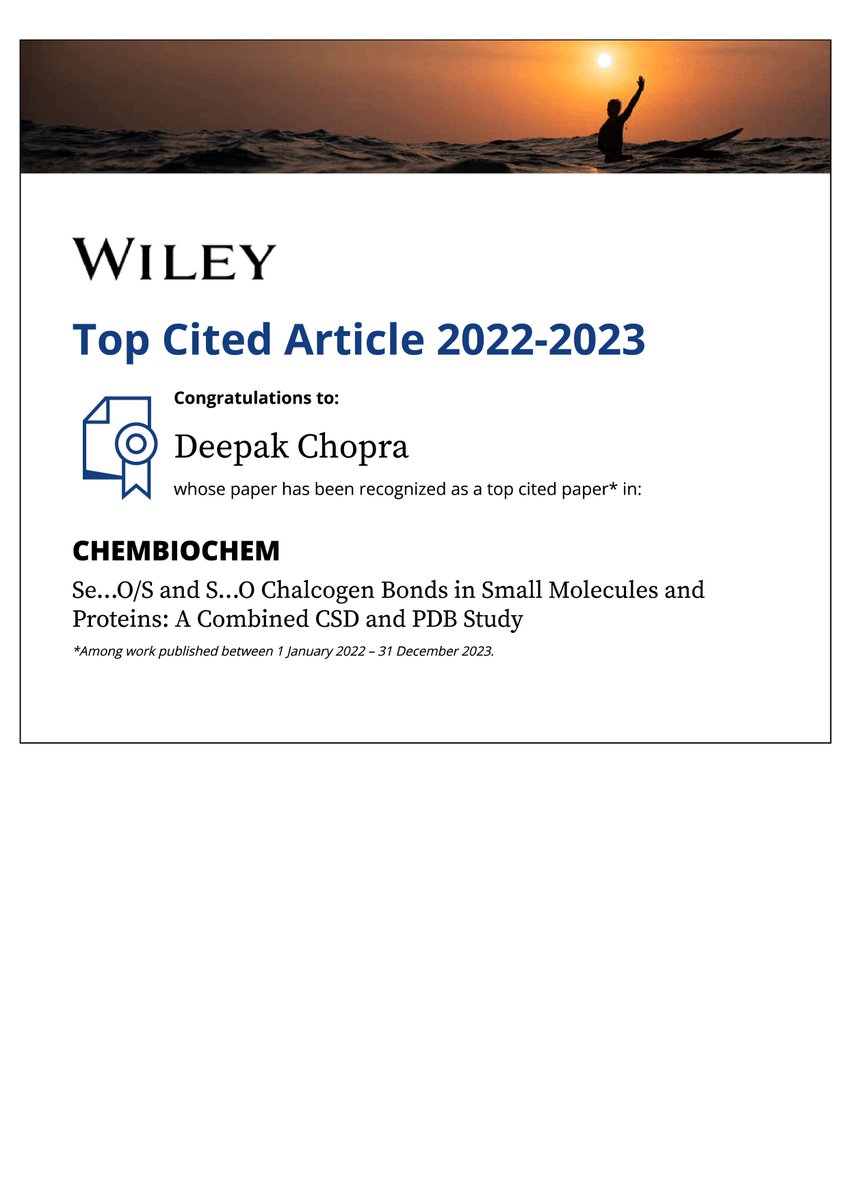 Good news! My article received enough citations to be a #TopCitedArticle in its journal.