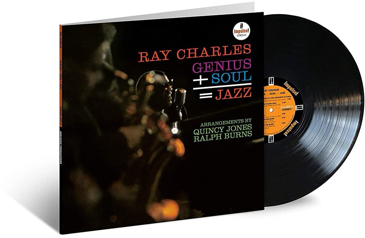 #RayCharles - Genius + Soul = Jazz Verve Acoustic Sounds Series $15 (lowest) amzn.to/4b2qqZK