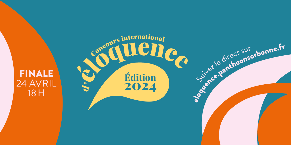 🗣 #P1PSÉloquence | Demain, suivez la finale du concours en direct du Panthéon !

Ne manquez pas la finale exceptionnelle du Concours international d’éloquence, en présence d’Alexis Michalik, parrain de l’édition 2024.

📆 Le 24 avril, à 18 h
🔴 Sur YouTube, depuis le Panthéon