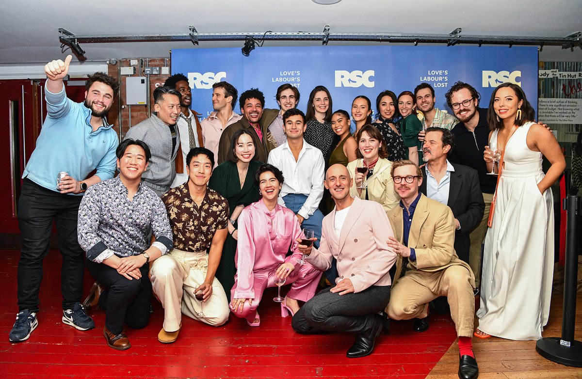 TheRSC's tweet photo. Throwing it back to #LovesLaboursLost Press Night last week 💕

Thanks to everyone who came to celebrate with us https://t.co/EQp8Mamckr