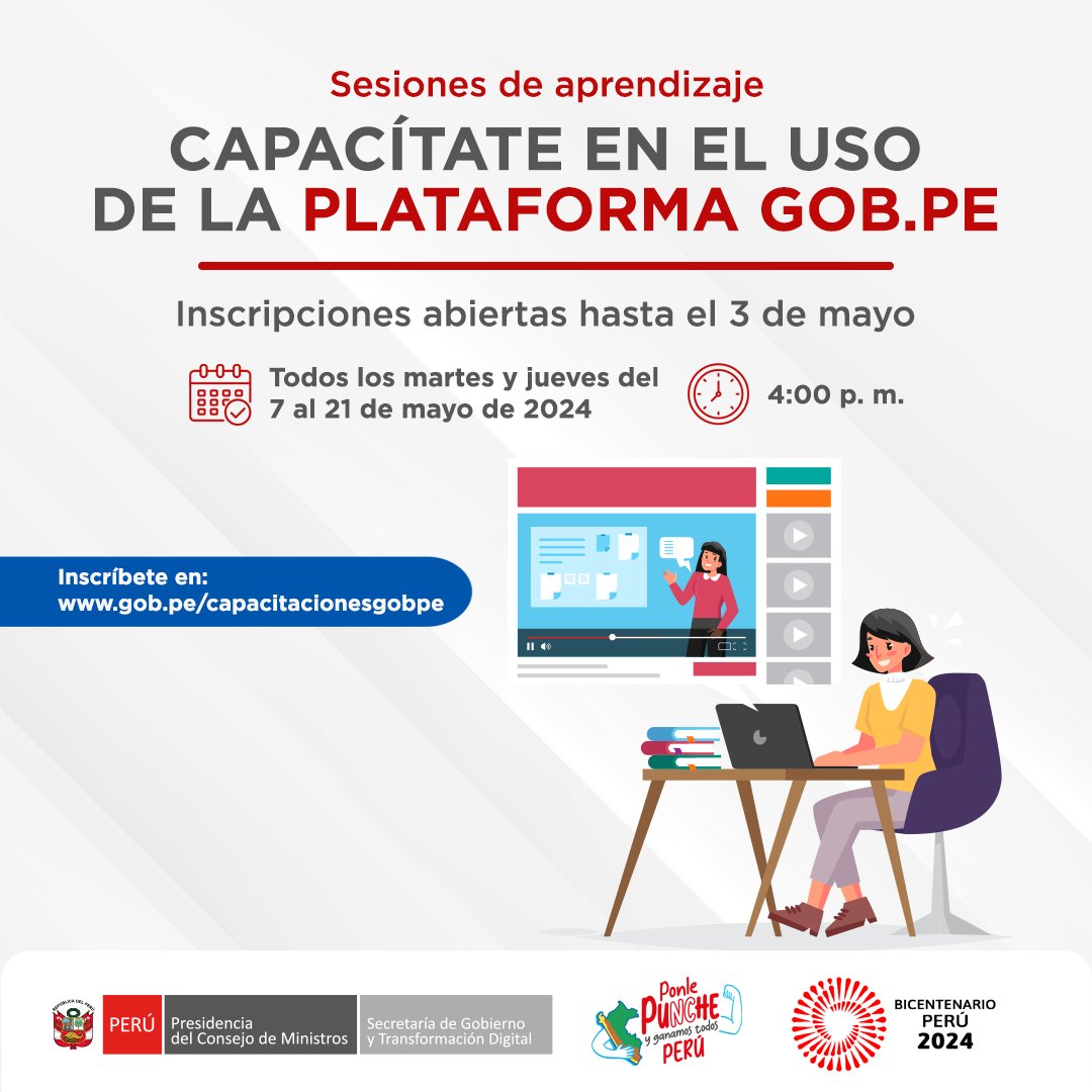 PeruPaisDigital's tweet photo. #PorUnPerúDigital 🇵🇪 | ¡Atención! Si eres servidora o servidor público a cargo en el proceso de migración a #Gobpe, inscríbete en el Programa de migración y uso del gestor de contenidos de la Plataforma Digital Única para Orientación al Ciudadano - https://t.co/GUYuuzQHeh https://t.co/ryXlMWg64s