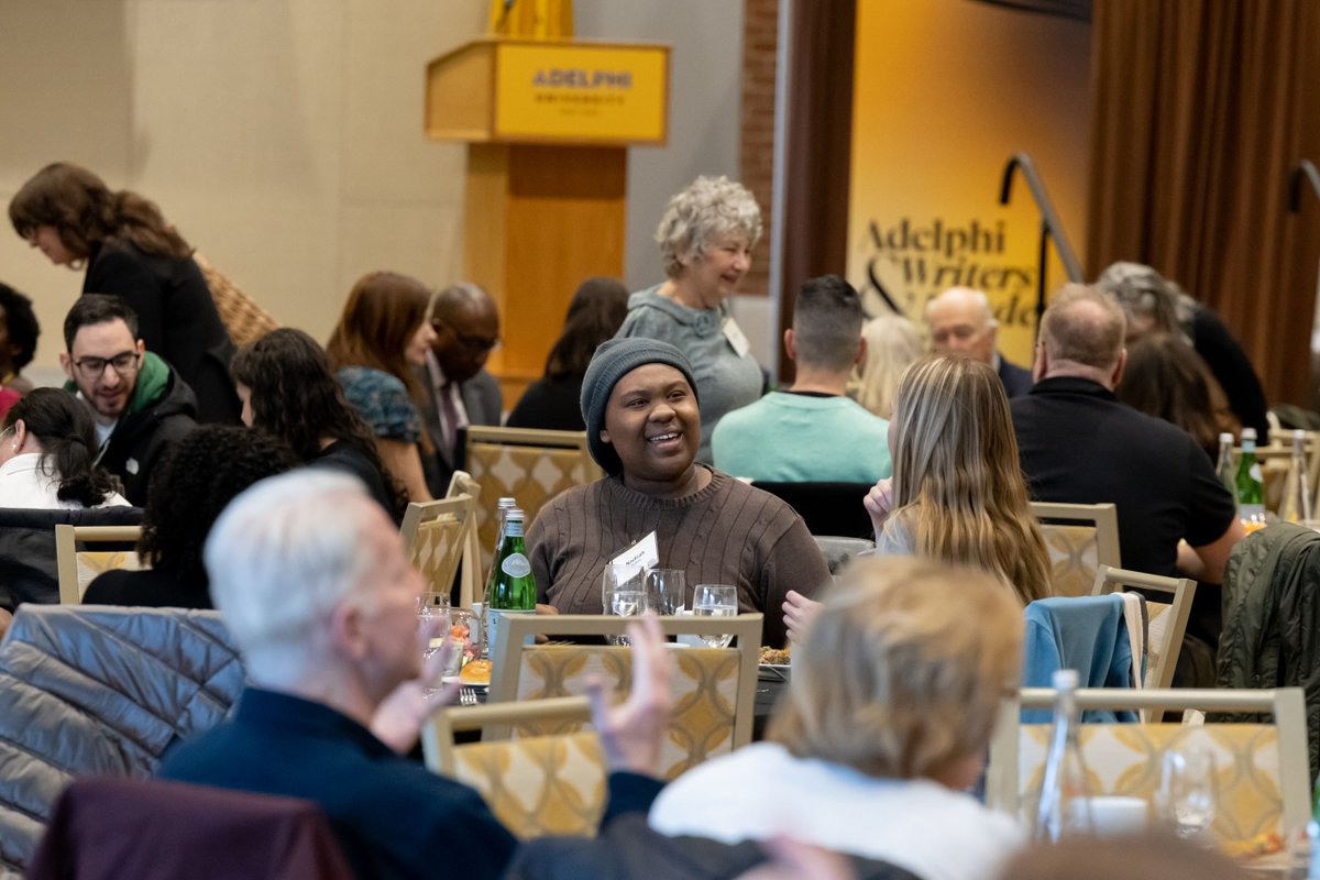 We had a fantastic time at the Writers and Readers Festival earlier this month! What was your favorite moment from the inaugural event? #AdelphiWRFest