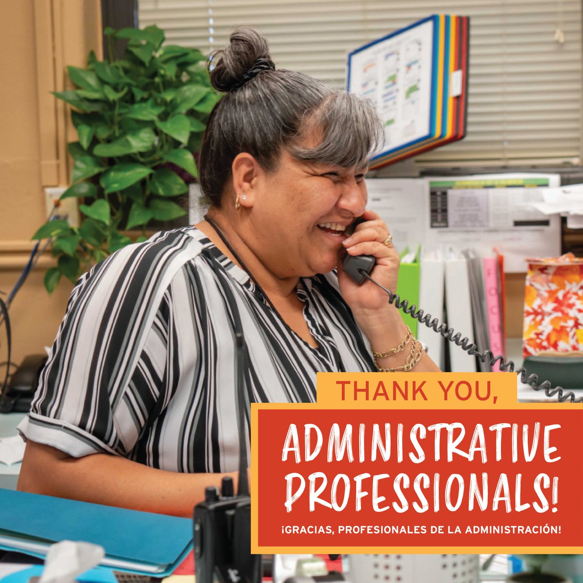 Today, we celebrate the backbone of our schools – the incredible administrative professionals who keep everything running smoothly behind the scenes. Your hard work and dedication are truly appreciated! Thank you for all that you do!👏 #FWISD