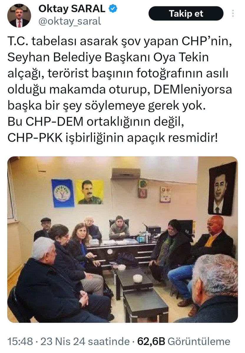 Fotoğrafı montajlayan şahıs bizzat CB Başdanışmanı. 'Ama montaj ama şu ama bu' demeye devam edecekseniz eğer kara propaganda düğmesi artık işlemiyor.