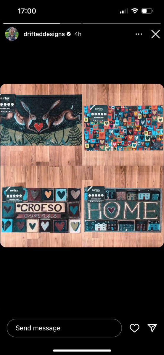 Oh wow Lizzie has got door mats in 😍 driftwooddesigns.co.uk