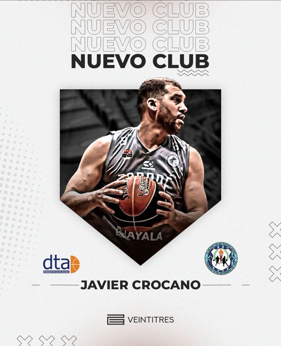 📍DTA 🏀🇺🇾

Javier Crocano ✍🏻 firma con | signs with <a href="/RapidoSan/">San Telmo Rápido Sport Basket</a> 

Felicitaciones Javi!!! 💪🏻